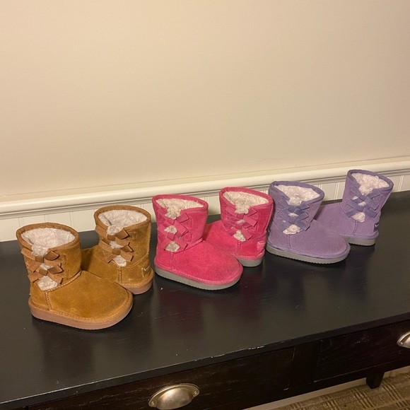 Koolaburra Ugg Victoria Short Little Kids Booties 6 - Picture 12 of 12